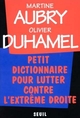 Petit Dictionnaire pour lutter contre l'extrême droite (9782020288330-front-cover)