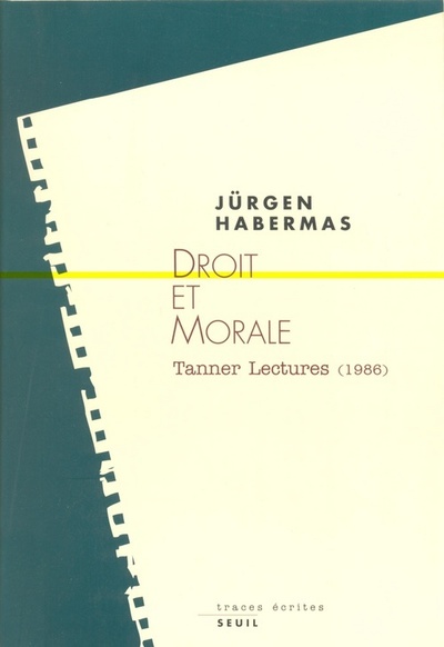 "Droit et Morale. ""Tanner Lectures"" (1986)" (9782020227513-front-cover)