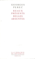 Beaux Présents, Belles Absentes (9782020232852-front-cover)