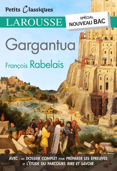 Gargantua - Nouveau Bac (9782036004672-front-cover)