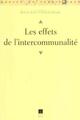 EFFETS DE L INTERCOMMUNALITE (9782868479709-front-cover)