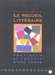 RECUEIL LITTERAIRE (9782868478313-front-cover)