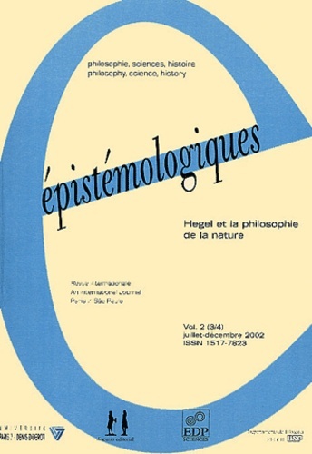 HEGEL ET LA PHILOSOPHIE DE LA NATURE (9782868836588-front-cover)
