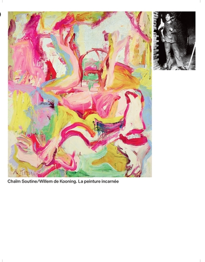 Chaïm Soutine / Willem de Kooning, la peinture incarnée (9782754111928-front-cover)