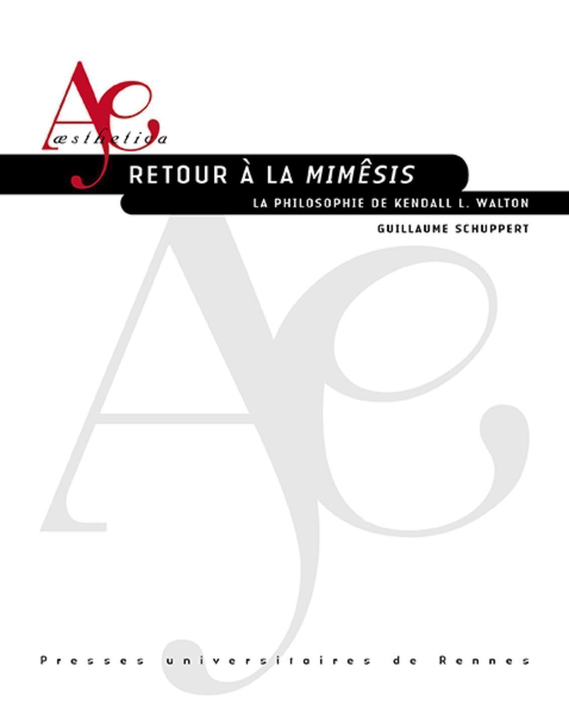 Retour à la mimêsis, La philosophie de Kendall L. Walton (9782753580978-front-cover)