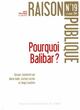 POURQUOI BALIBAR (9782753534483-front-cover)