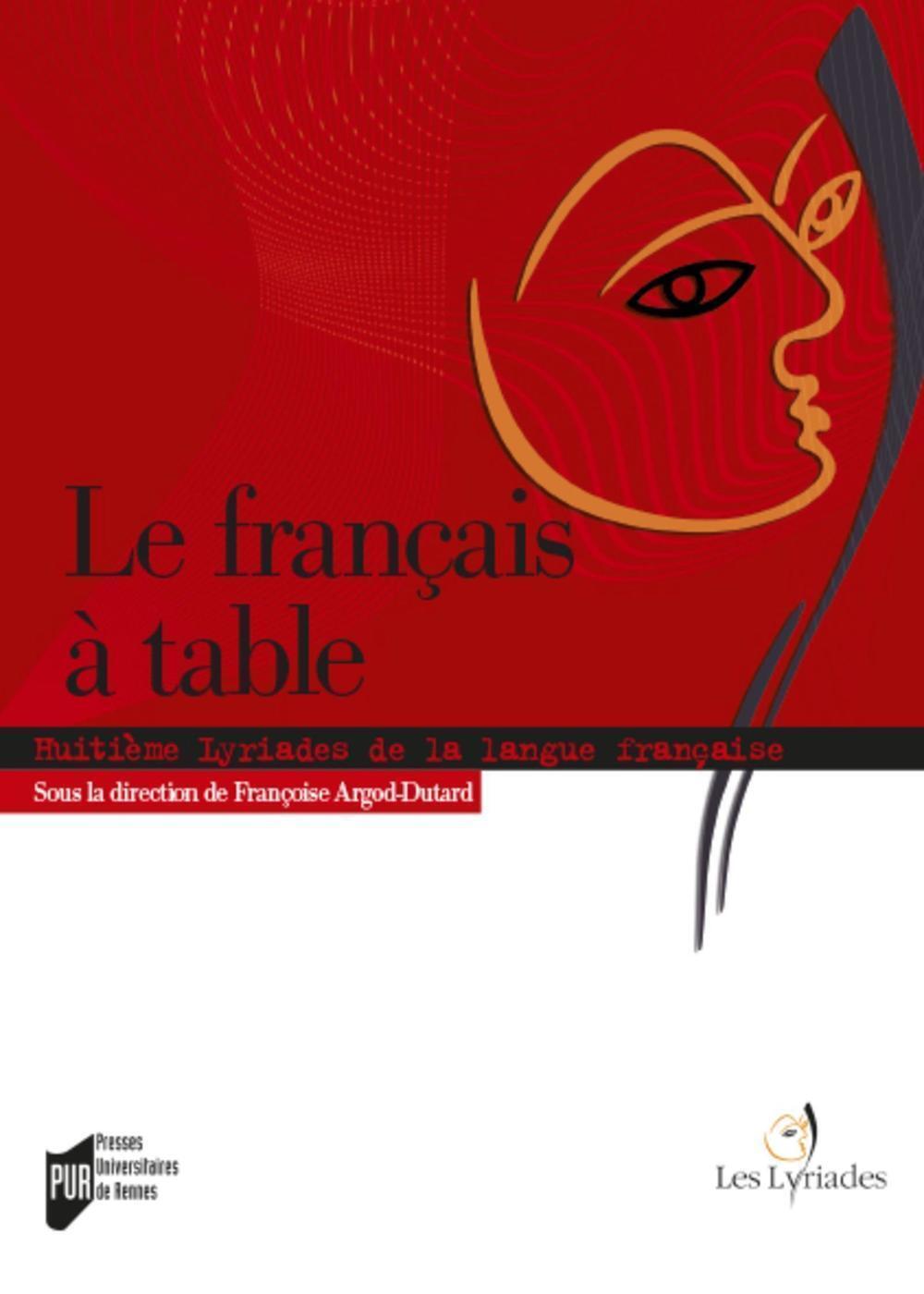 Le français à table, Huitième Lyriades de la langue française (9782753555396-front-cover)