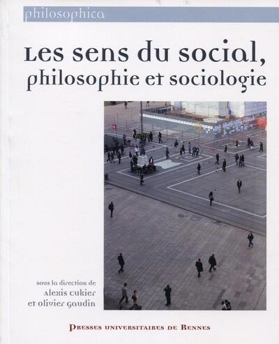 Les sens du social, philosophie et sociologie (9782753552616-front-cover)