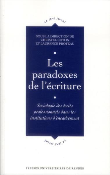 PARADOXES DE L ECRITURE (9782753520158-front-cover)
