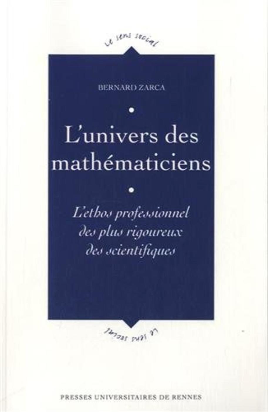 UNIVERS DES MATHEMATICIENS (9782753521407-front-cover)