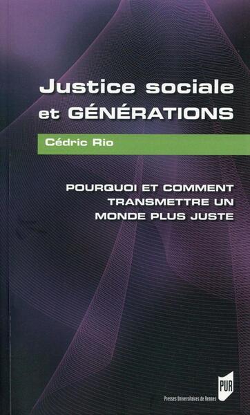 JUSTICE SOCIALE ET GENERATIONS (9782753537026-front-cover)