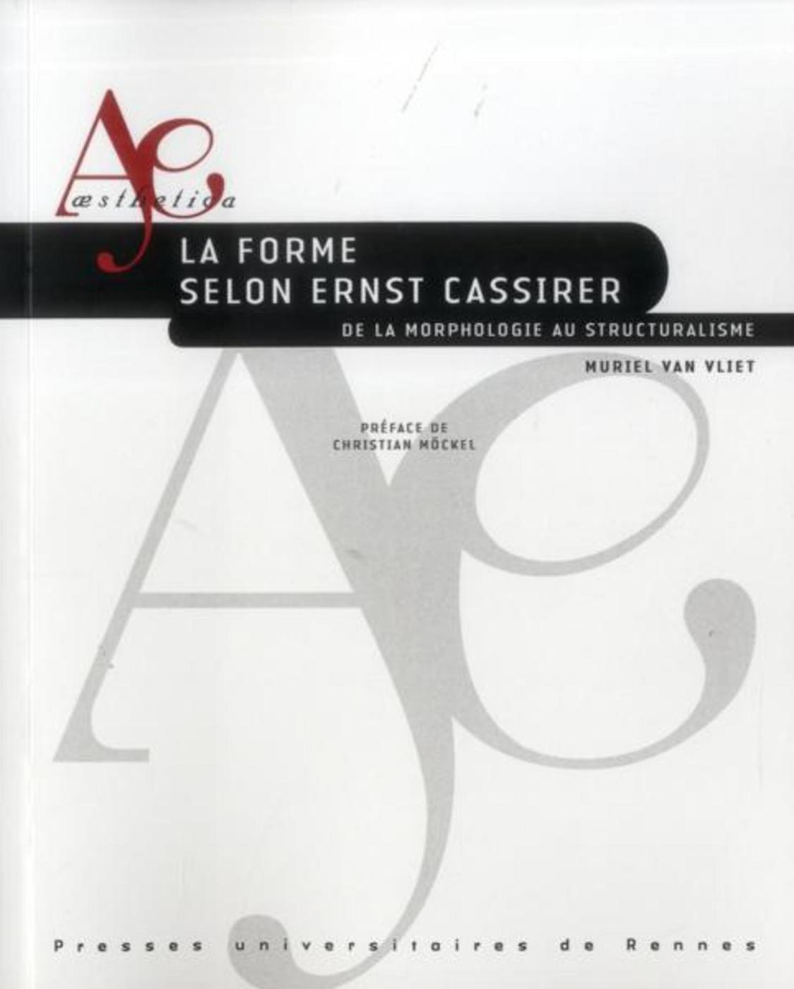 FORME SELON ERNST CASSIRER (9782753522244-front-cover)