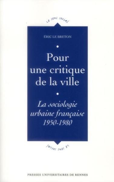 POUR UNE CRITIQUE DE LA VILLE (9782753518681-front-cover)