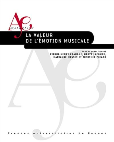 La valeur de l'émotion musicale (9782753553439-front-cover)