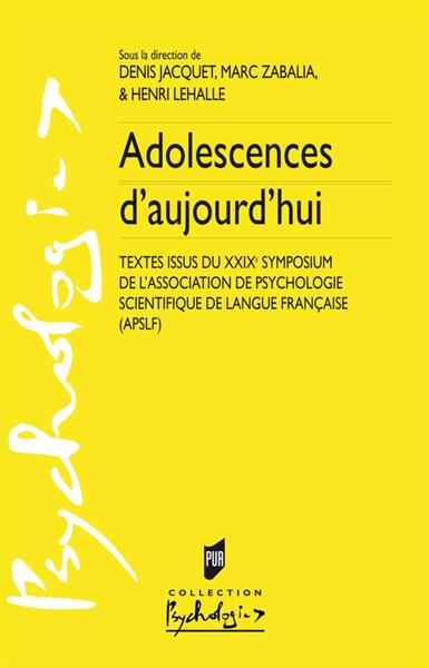 ADOLESCENCES AUJOURD HUI (9782753503212-front-cover)