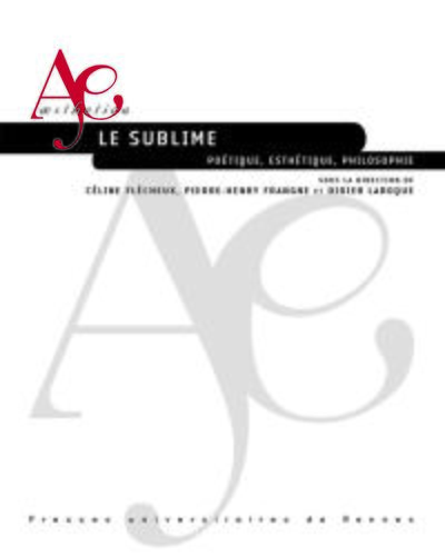 Le sublime, Poétique, esthétique, philosophie (9782753573222-front-cover)