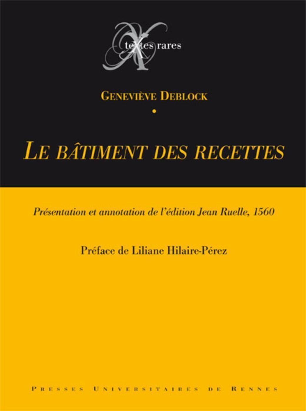 BATIMENT DES RECETTES (9782753542082-front-cover)