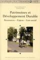 PATRIMOINES ET DEVELOPPEMENT DURABLE (9782753519855-front-cover)