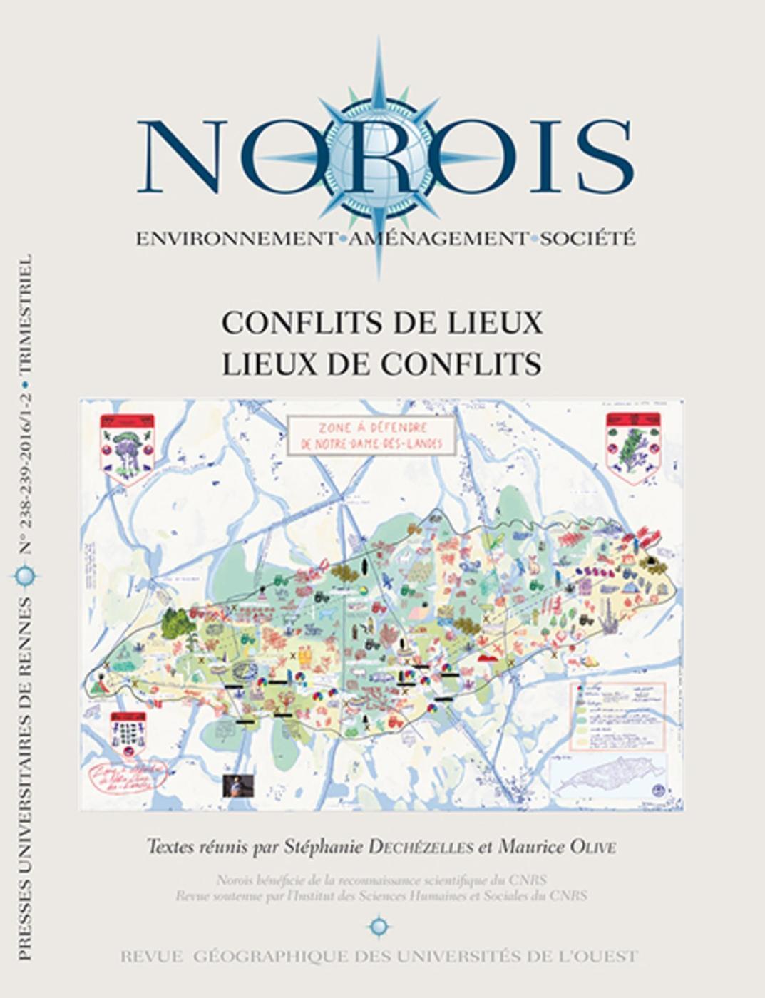 Conflits de lieux, lieux de conflits, 2016 - Numéro 238-239 (9782753552227-front-cover)