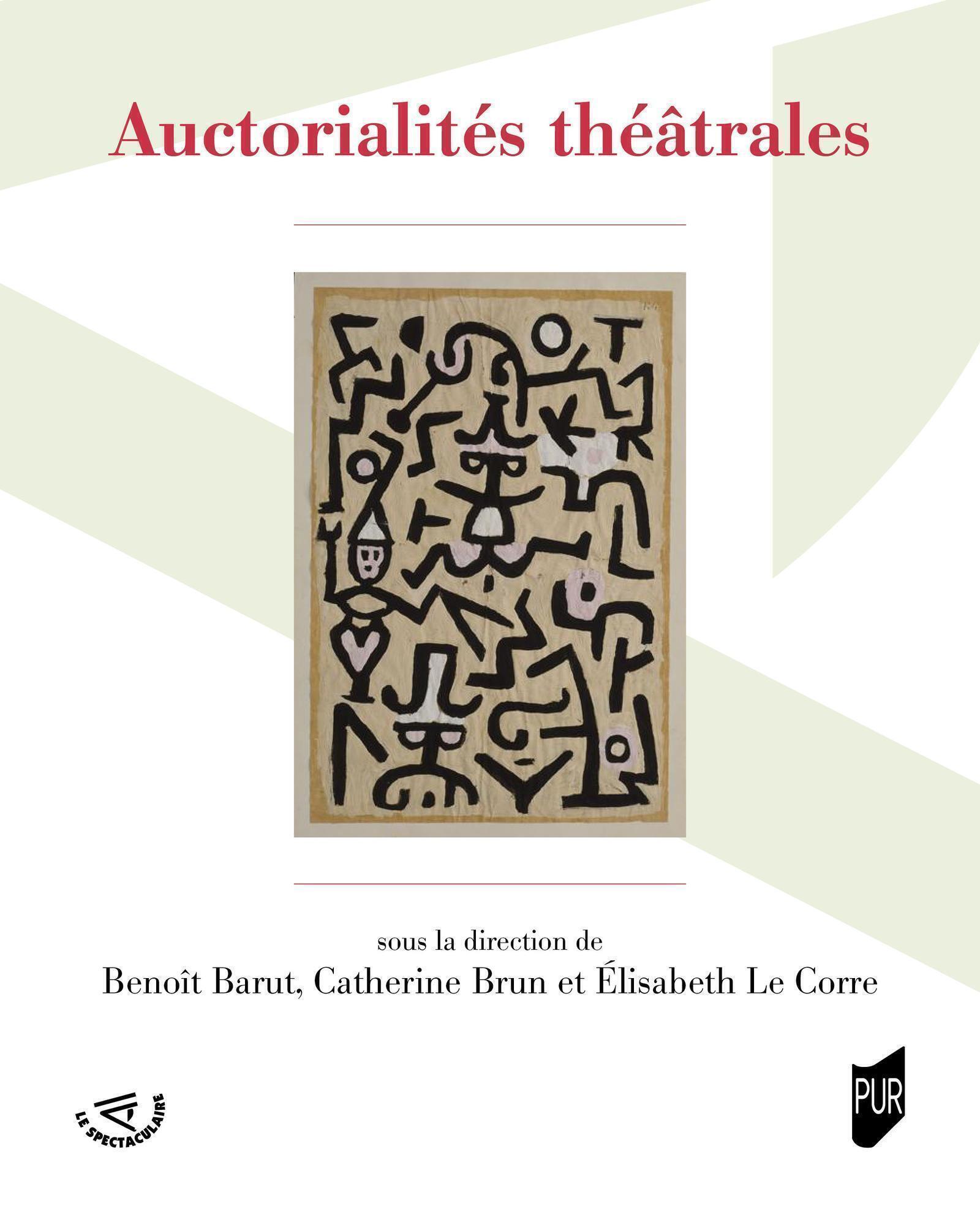 Auctorialités théâtrales (9782753598171-front-cover)