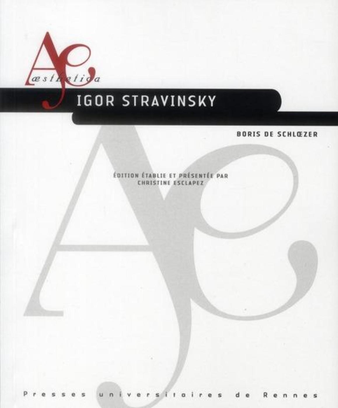 IGOR STRAVINSKY (9782753520035-front-cover)