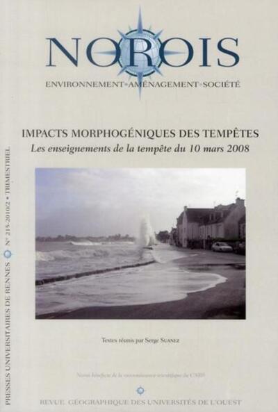 IMPACTS MORPHOGENIQUES DES TEMPETES (9782753511644-front-cover)