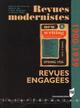 REVUES MODERNISTES REVUES ENGAGEES (9782753512948-front-cover)