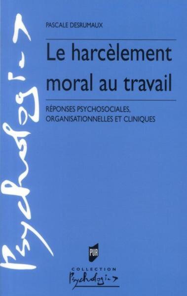HARCELEMENT MORAL AU TRAVAIL (9782753512962-front-cover)