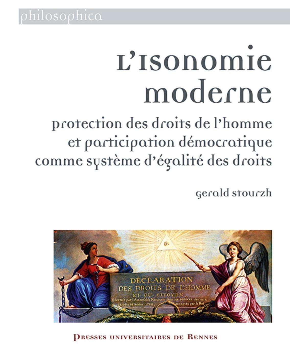 Isonomie moderne, Protection des droits de l'homme et participation démocratique comme système d'égalité des droits (9782753575493-front-cover)