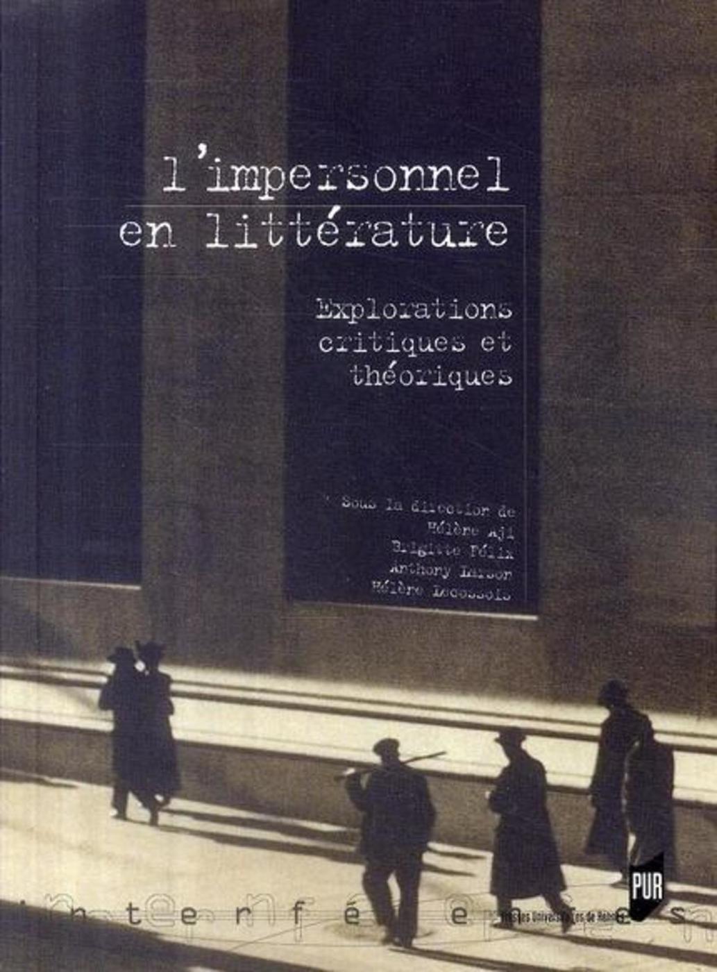 IMPERSONNEL EN LITTERATURE (9782753507654-front-cover)