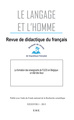 Le Langage et l'Homme, La formation des enseignants de FLE/S en Belgique : un état des lieux, 2013 - 48.1 (9782806609250-front-cover)