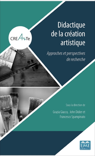 Didactique de la création artistique, Approches et perspectives de recherche (9782806636003-front-cover)
