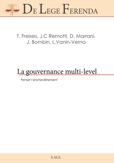La gouvernance multi-level, Penser l'enchevêtrement (9782806603074-front-cover)