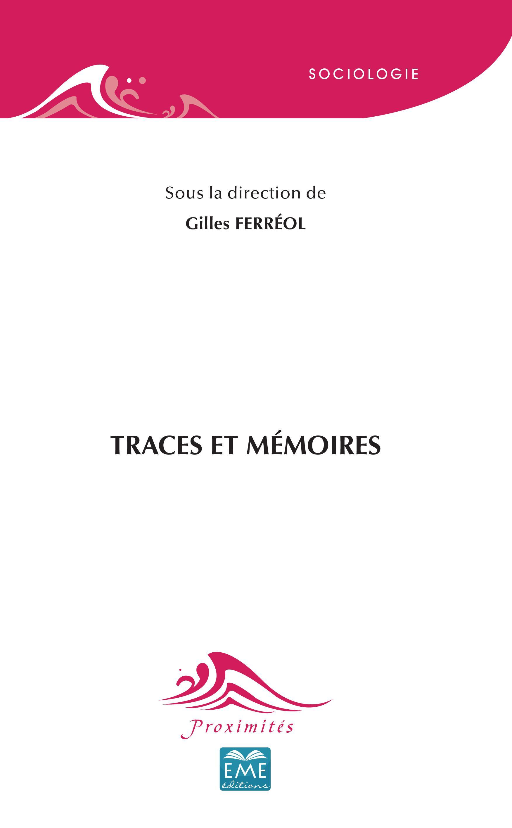 Traces et mémoires (9782806636379-front-cover)