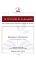 Le discours et la langue, Figures et contexte(s) (9782806601438-front-cover)