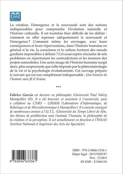 Culture, biologie et cognition, Le labyrinthe humain (9782806633361-back-cover)