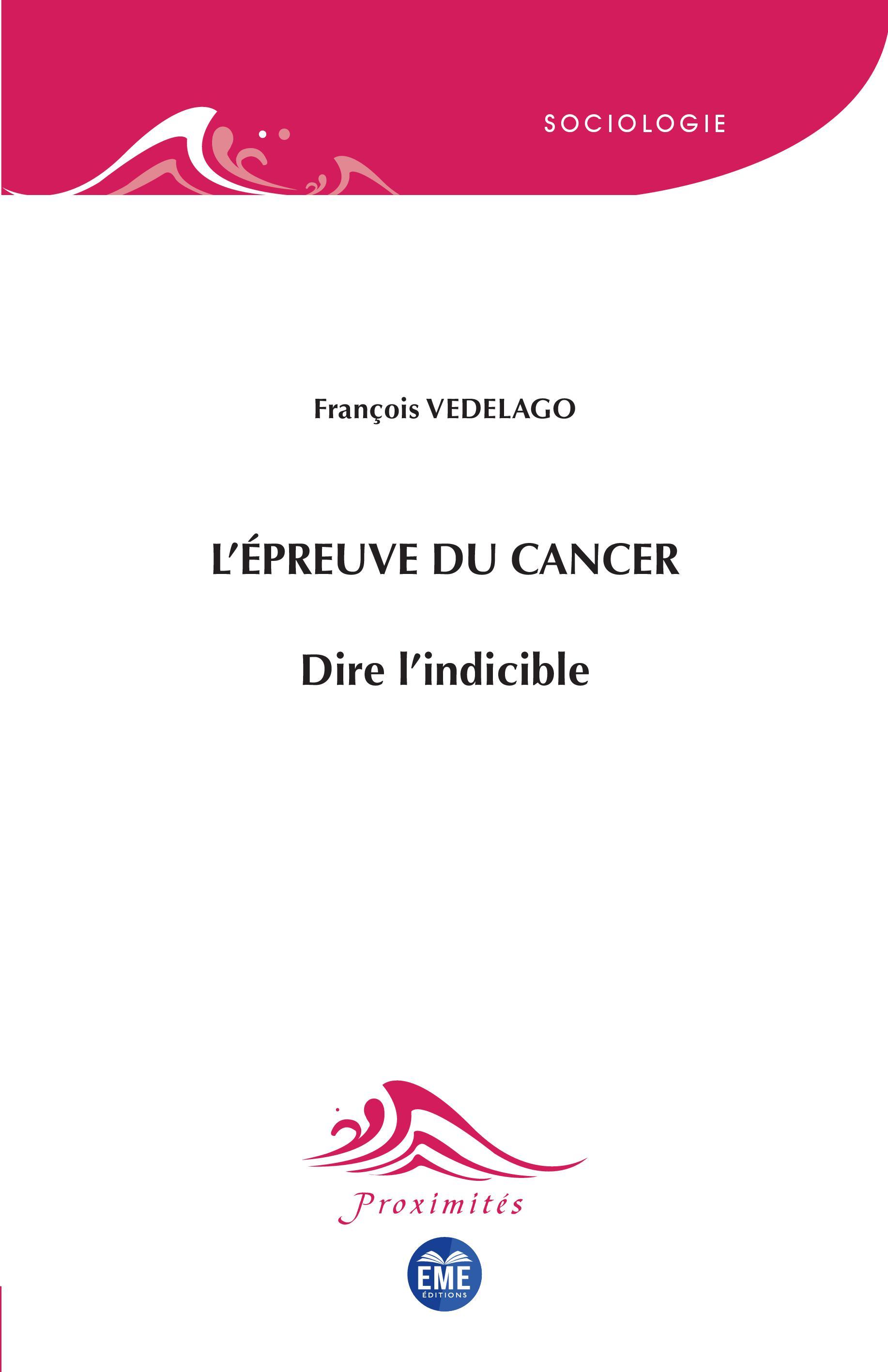 L'épreuve du cancer, Dire l'indicible (9782806637413-front-cover)