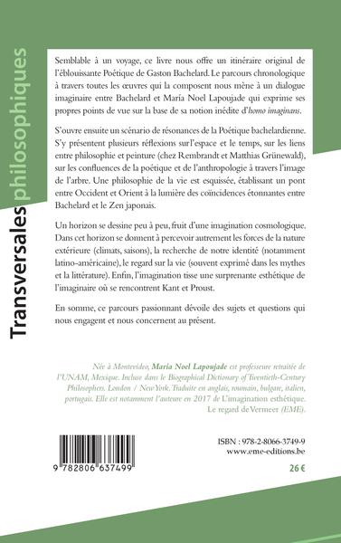 L'imagination cosmologique, Regard sur Gaston Bachelard (9782806637499-back-cover)