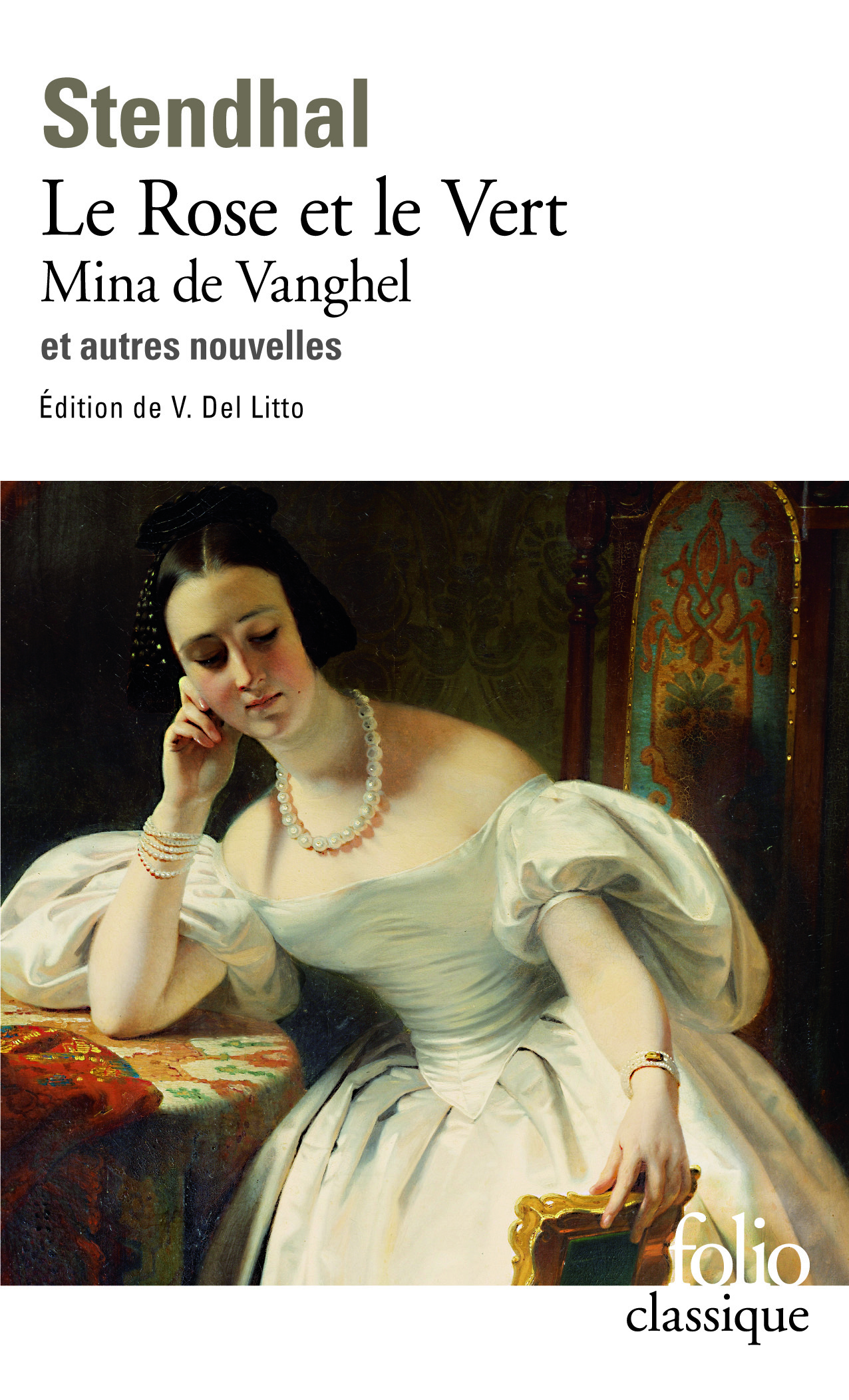 Le Rose et le Vert - Mina de Vanghel et autres nouvelles (9782070373819-front-cover)