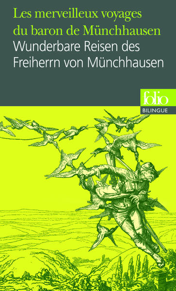 Les merveilleux voyages du baron de Münchhausen/Wunderbare Reisen des Freiherrn von Münchhausen (9782070313907-front-cover)