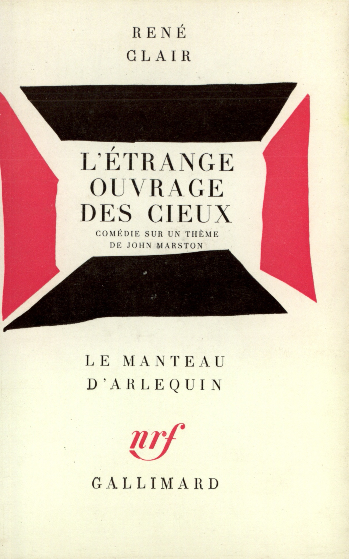 L'étrange ouvrage des cieux, Comédie sur un thème de John Marston (9782070318810-front-cover)