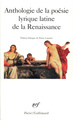 Anthologie de la poésie lyrique latine de la Renaissance (9782070301249-front-cover)