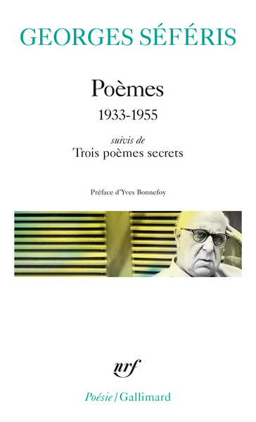 Poèmes / Trois poèmes secrets, (1933-1955) (9782070325290-front-cover)