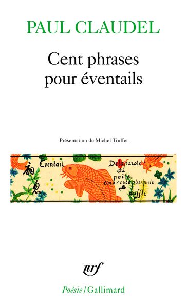 Cent phrases pour éventails (9782070327799-front-cover)