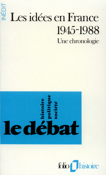 Les Idées en France 1945-1988, Une chronologie (9782070325351-front-cover)