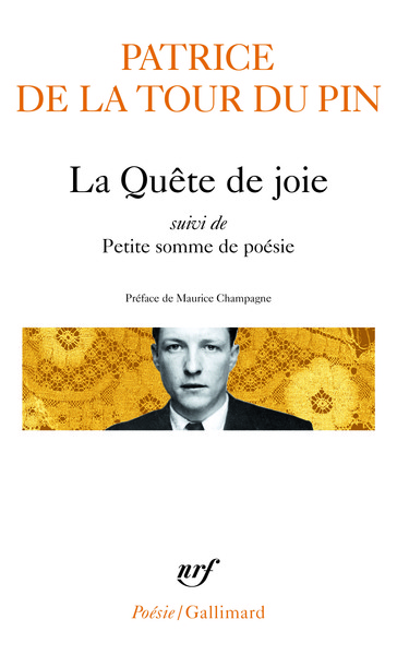 La Quête de joie / Petite somme de poésie (9782070301584-front-cover)
