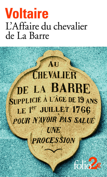 L'Affaire du chevalier de La Barre/ L'Affaire Lally (9782070359943-front-cover)