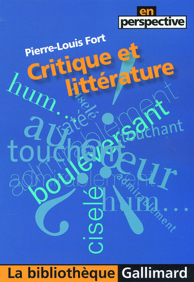 Critique et littérature (9782070357567-front-cover)