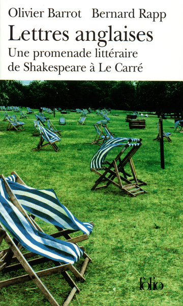 Lettres anglaises, Une promenade littéraire de Shakespeare à Le Carré (9782070316328-front-cover)