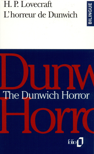 L'Horreur de Dunwich/The Dunwich Horror (9782070387816-front-cover)